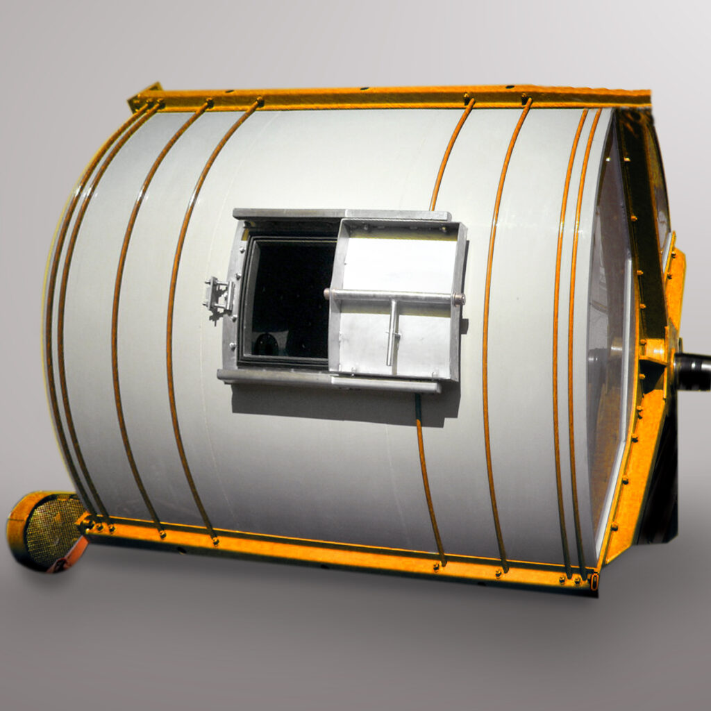 Industrial rotary washer for chemical processing