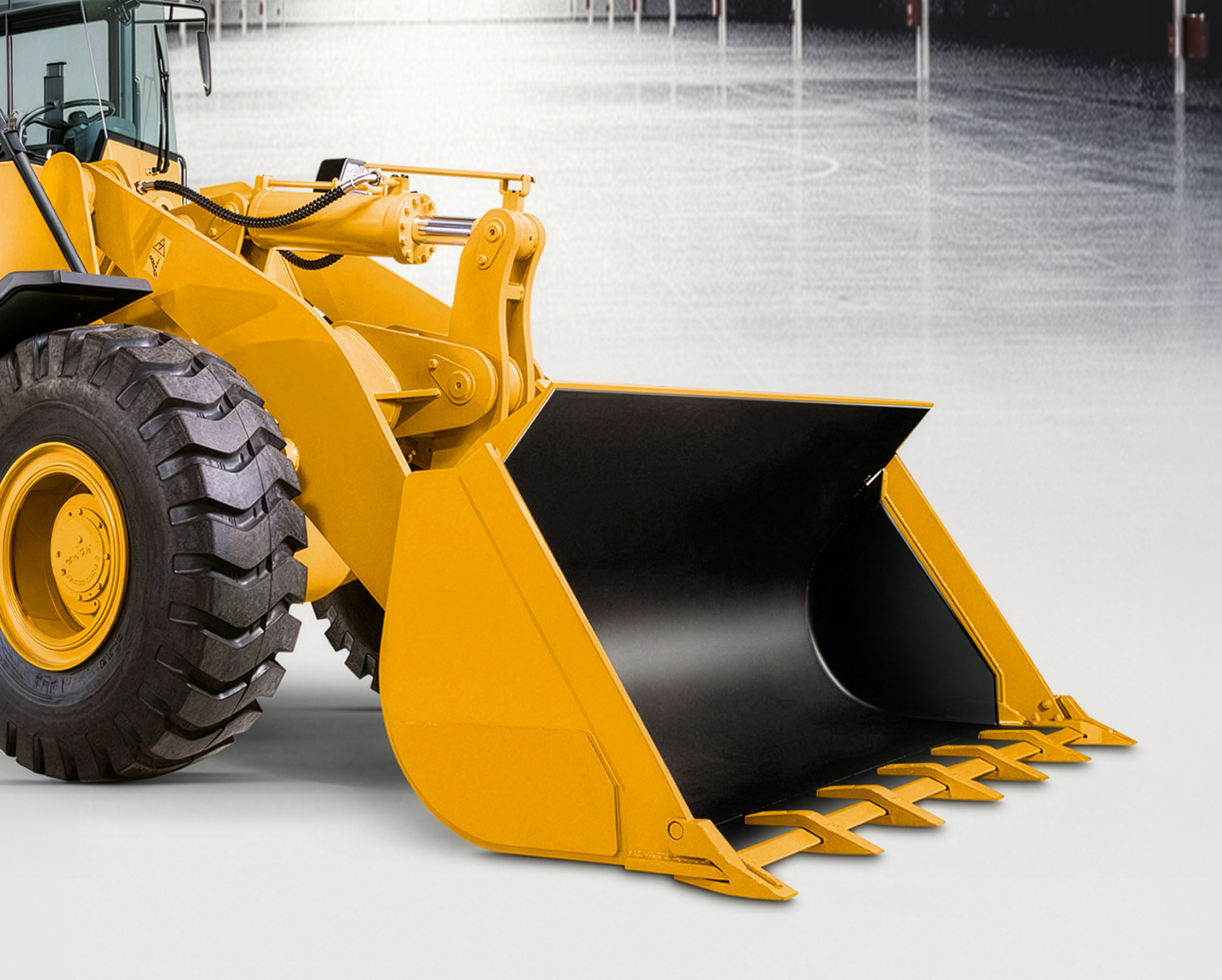 Polymer lining in heavy industrial equipment