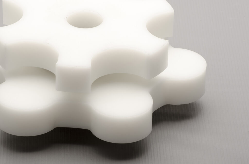 Machined HDPE parts for industrial applications